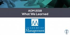 What We Learned at AOM